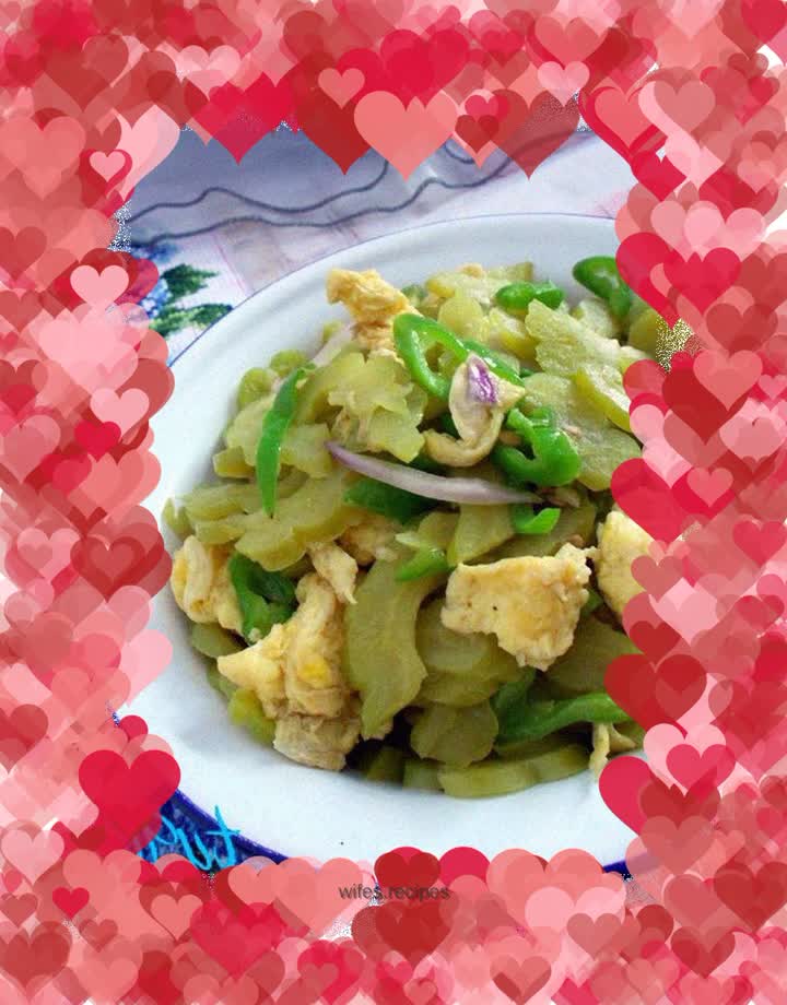 Bitter Melon Scrambled Eggs