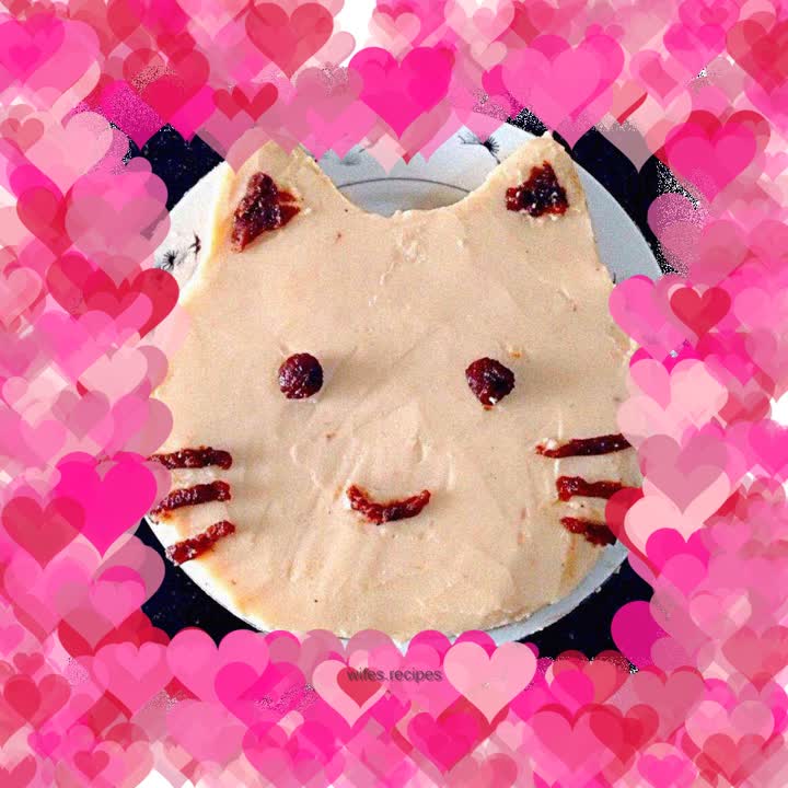 Kidney Bean Cake Cat Head