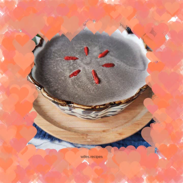 Peanut black bean soy milk