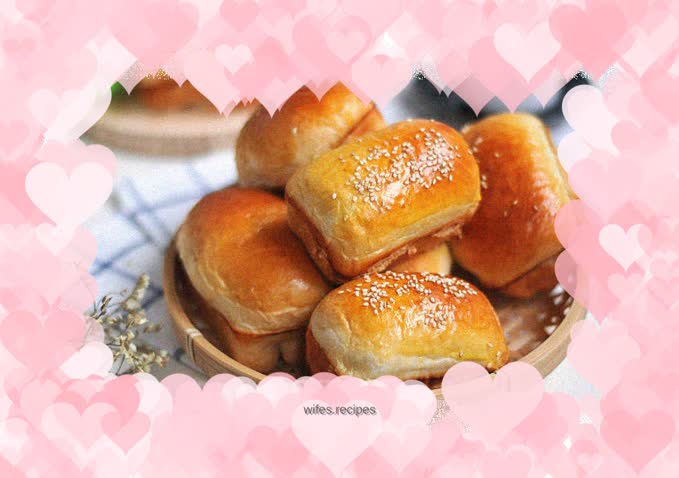 Purple sweet potato rolls