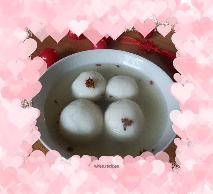 Osmanthus Honey Yam Bean Paste Balls