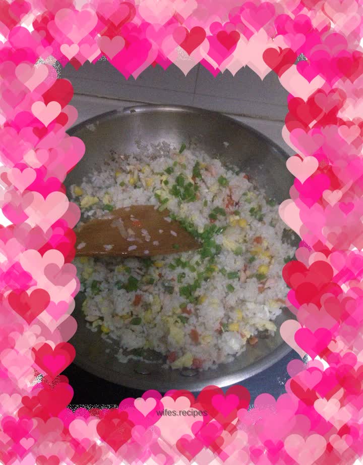 Salmon fried rice