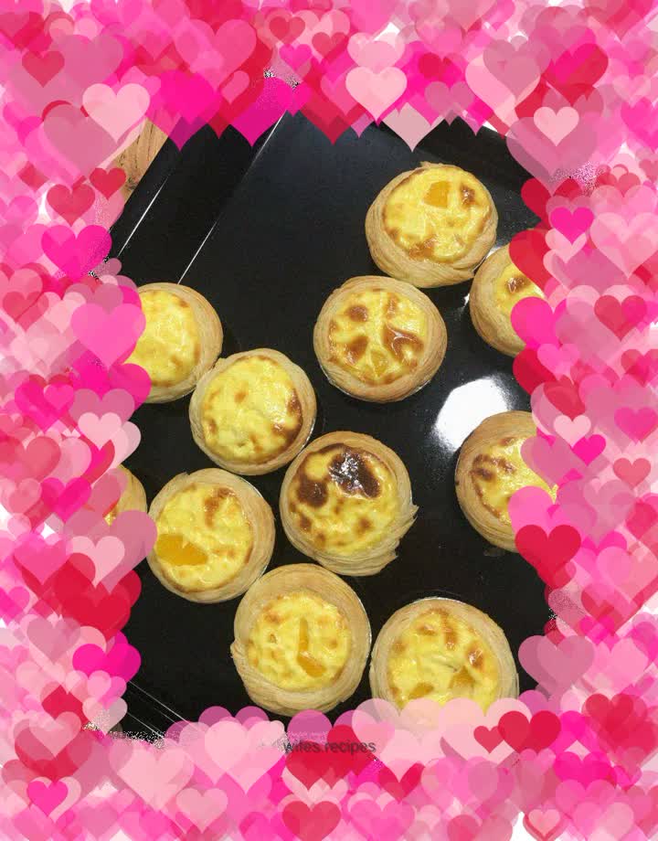Yellow Peach Egg Tart