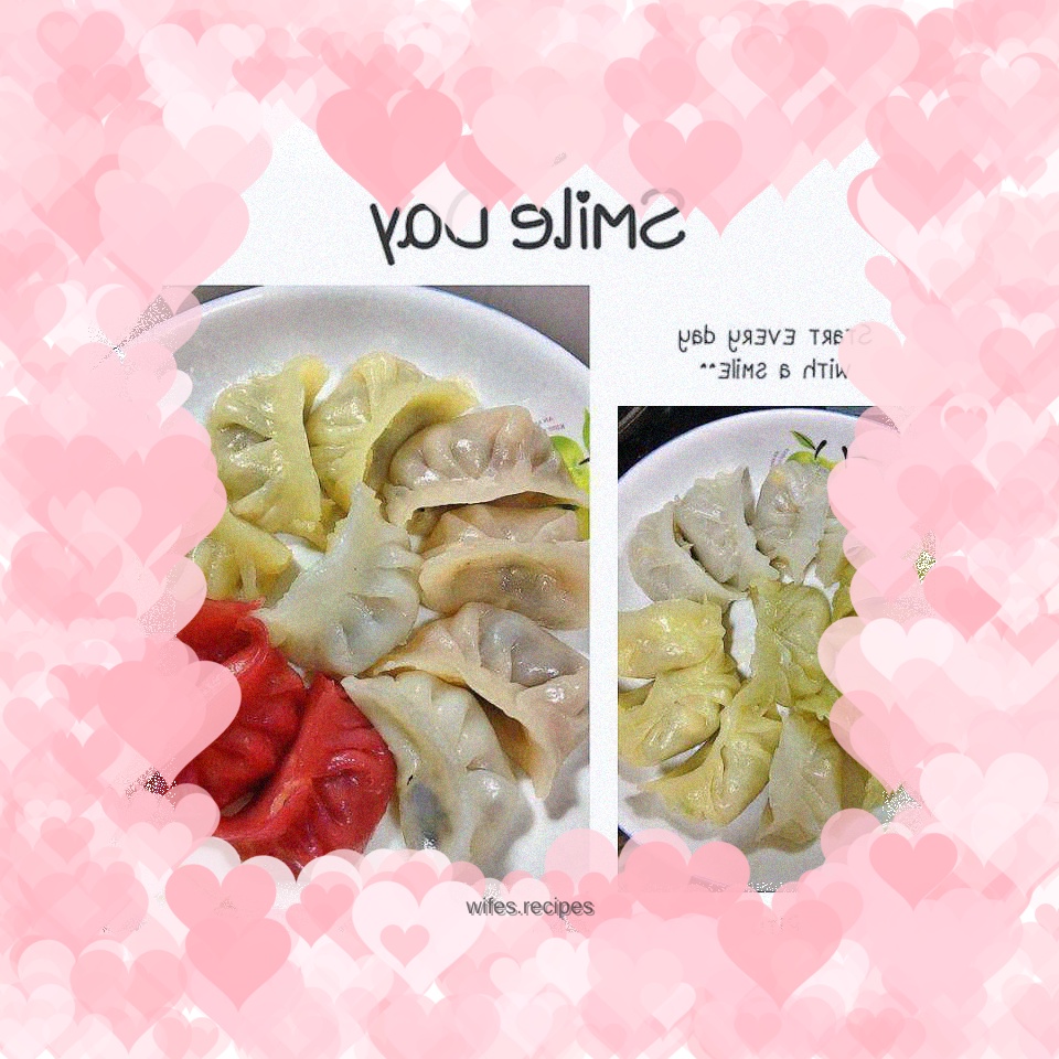 Colorful crystal dumplings