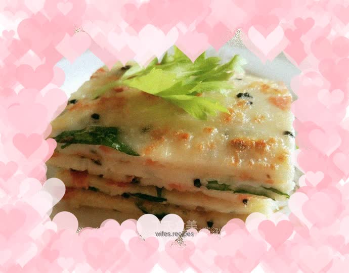 Shredded Potatoes, Ham and Egg Pancakes