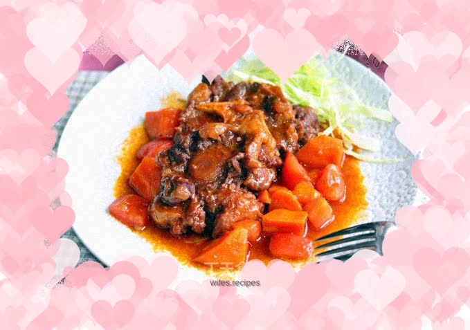 Oxtail braised in red wine