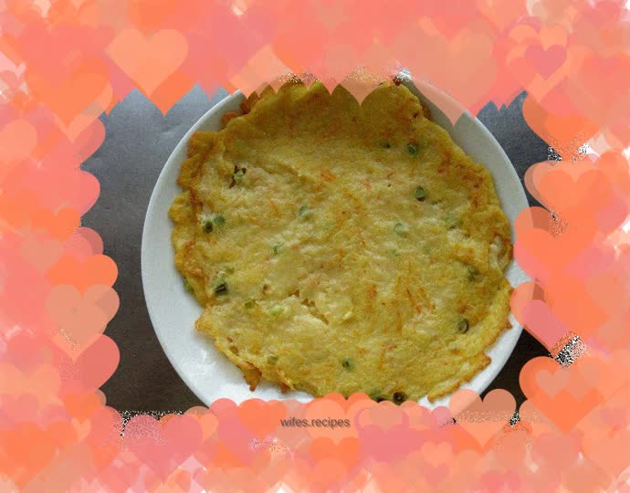 Pan-fried golden cake