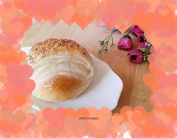 Crispy Red Bean Paste Bread