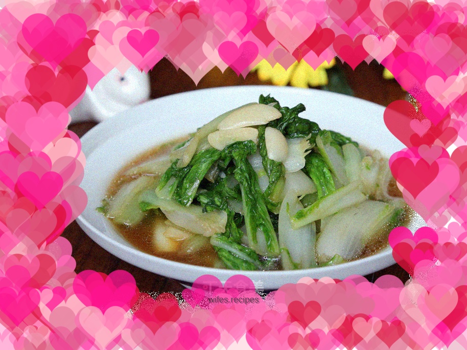 Cabbage with oyster sauce