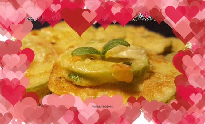 Fried zucchini (Korean style)