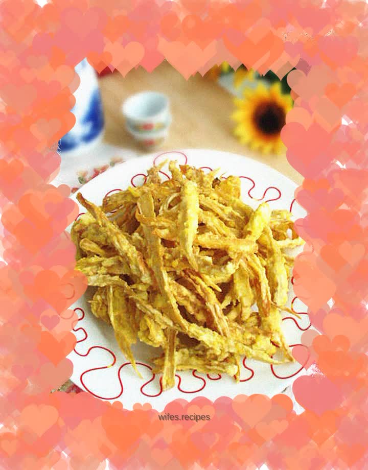 Dry Fried King Oyster Mushroom