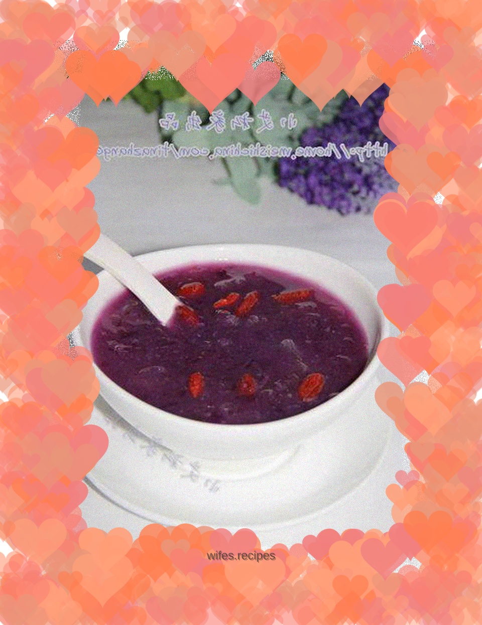 Purple Sweet Potato and Tremella Soup