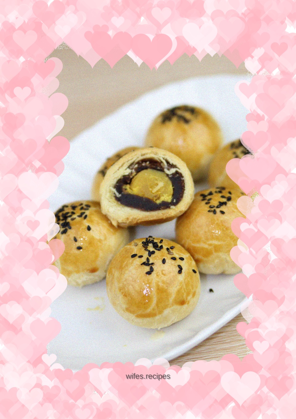 [Homemade tomato delicacies] Golden Chinese-style dots—egg yolk cakes