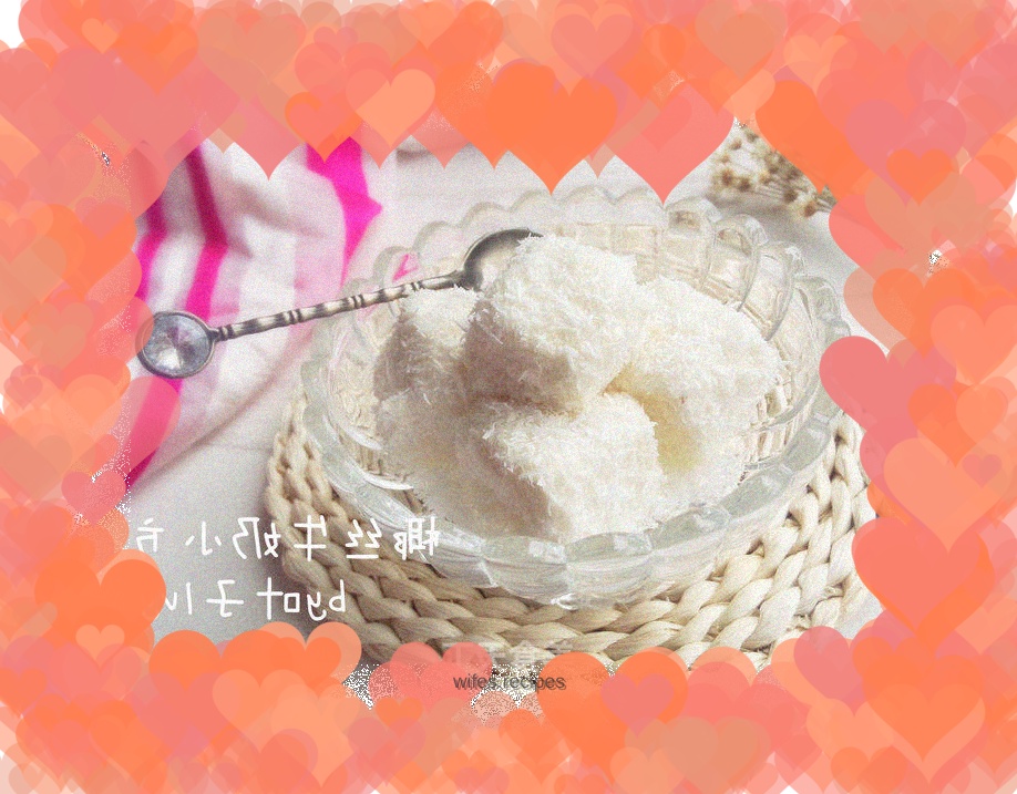 Creamy shredded coconut milk recipe