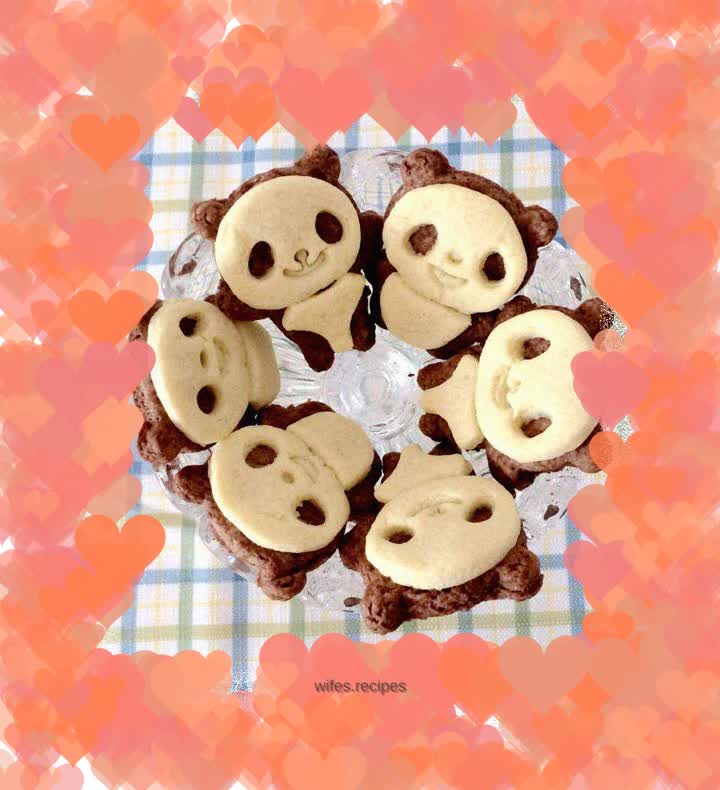 Cute panda cookies-----cute