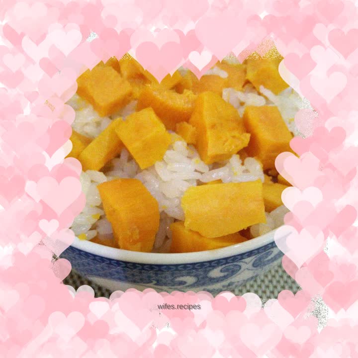 Sweet potato rice