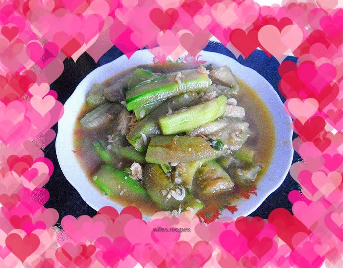 Homemade loofah strips