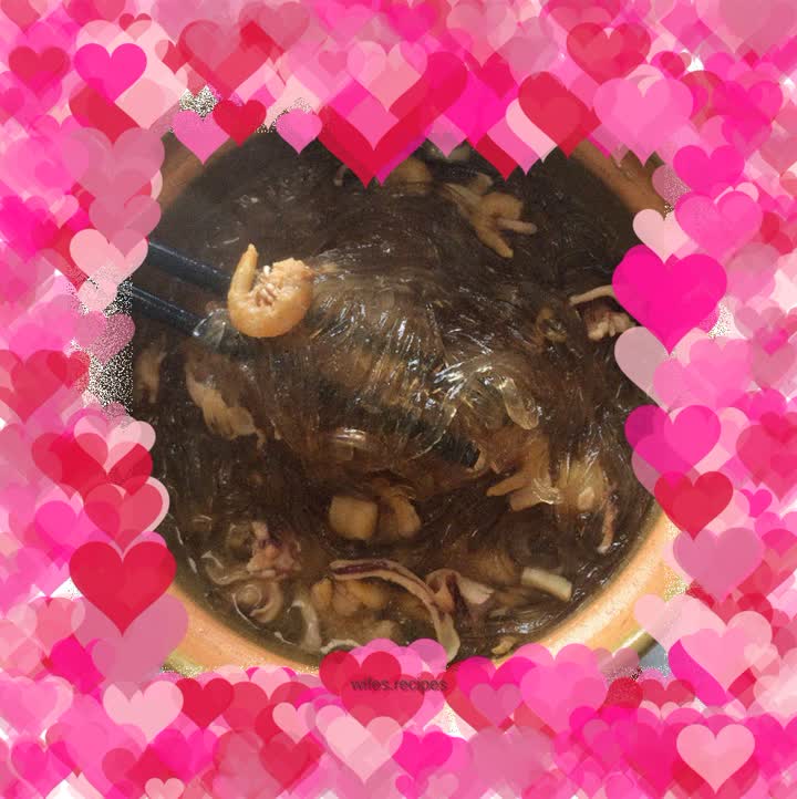 Shrimp, Scallops and Sweet Potato Vermicelli