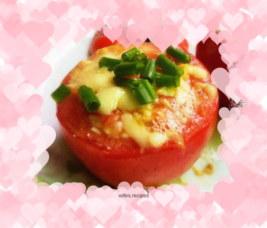 Egg, Tofu and Roasted Tomato