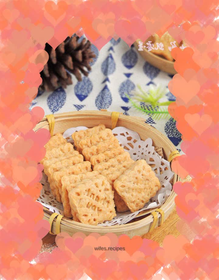 Condensed milk rice flour cookies