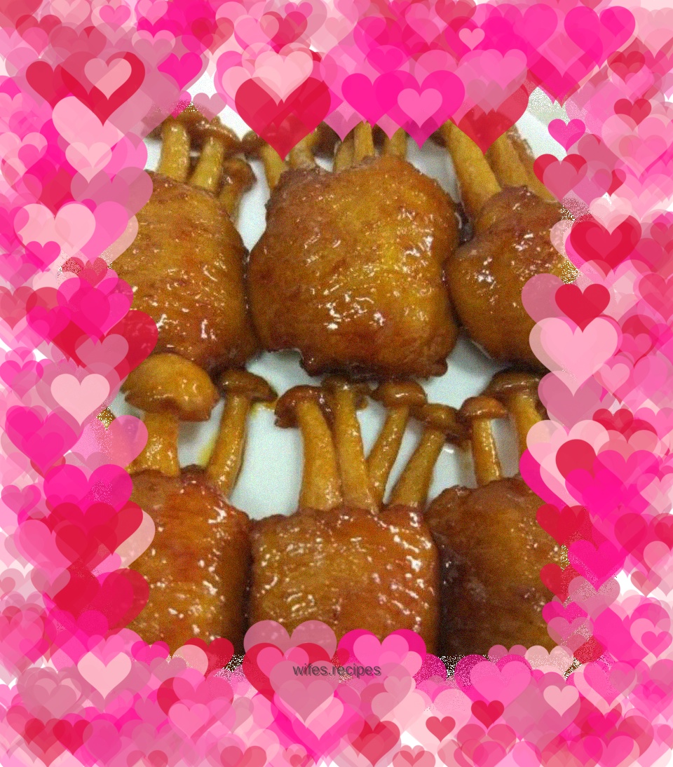 Seafood Mushroom Boneless Chicken Wings