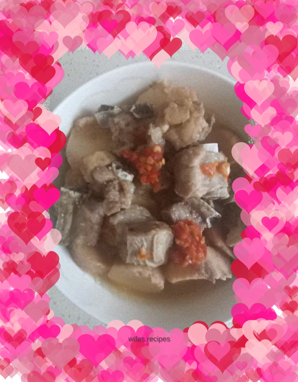 Steamed Pork Ribs with Chopped Pepper and Taro