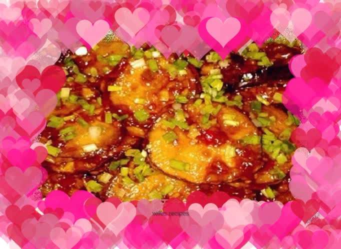 How to make fish-flavored eggplant cake