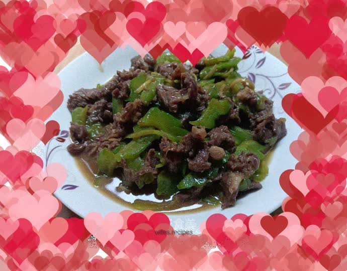 Stir-fried beef with bitter melon