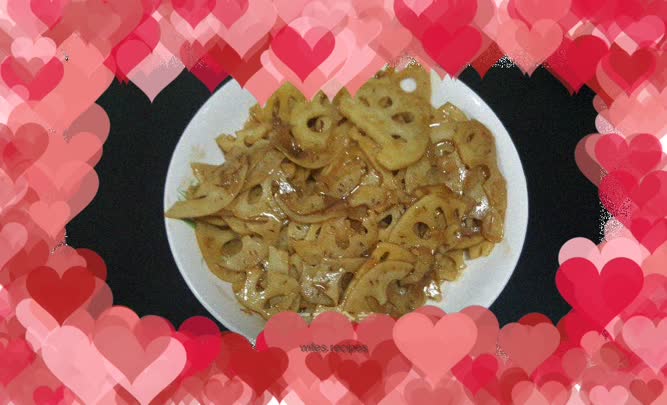 Vinegar lotus root slices