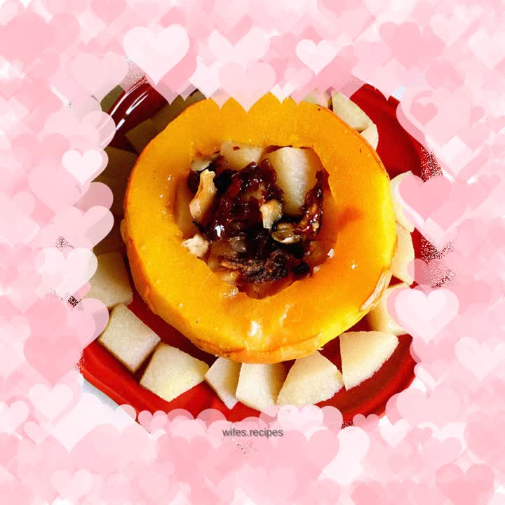 Steamed Pumpkin with Sydney Lily, Red Dates