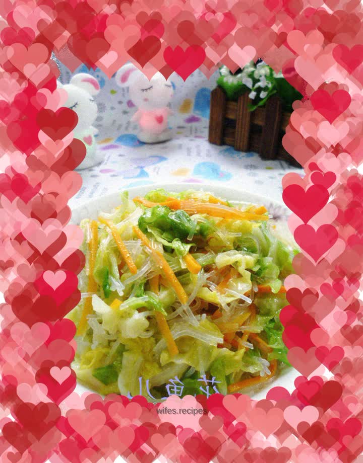 Stir-fried vermicelli with cabbage