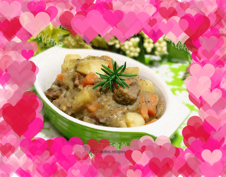 Beer stewed beef and potatoes