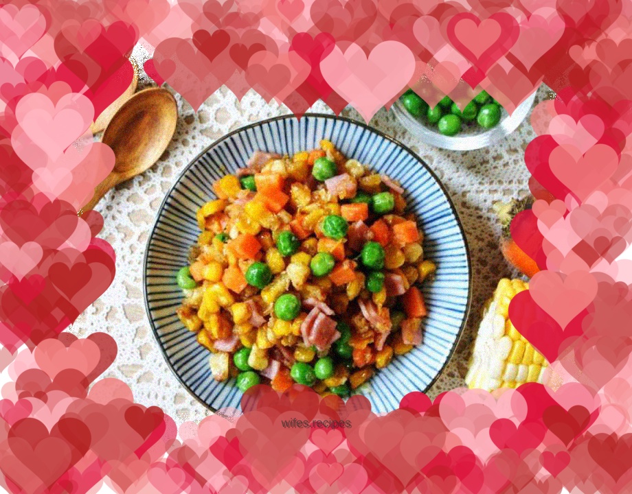 Baked corn with salted egg yolk