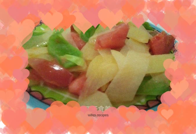 Fresh ground vegetables