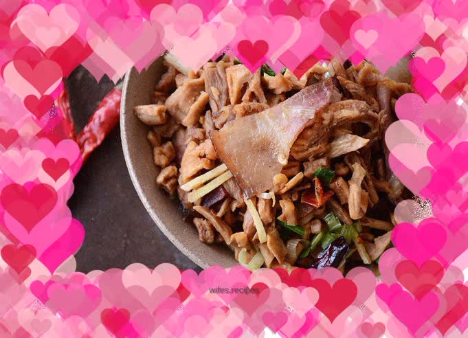 Shan Ge is here series of delicacies: Stir-fried bacon with dried radish