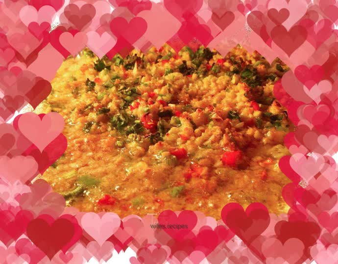 Garlic vermicelli and oysters