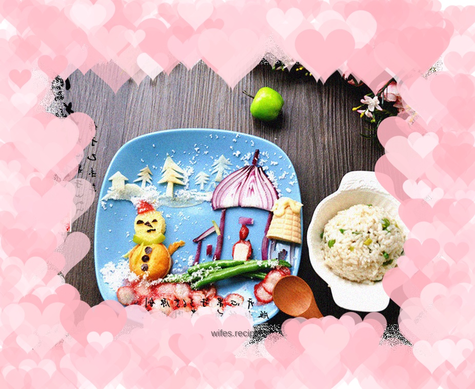 Snow creative breakfast