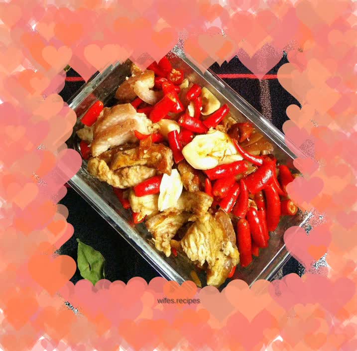 Mixed marinated hoof slices