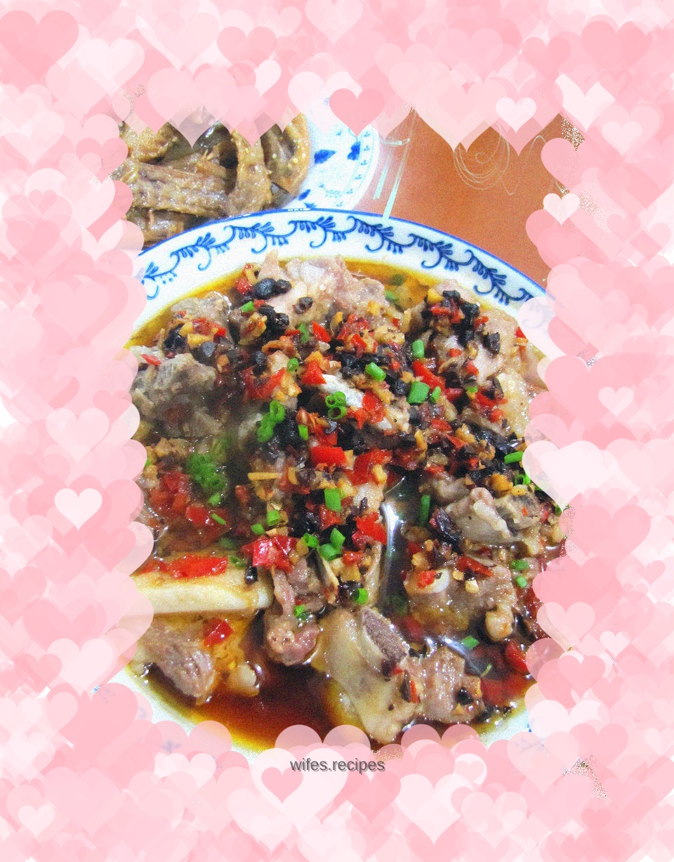 Steamed Pork Ribs with Black Bean Sauce