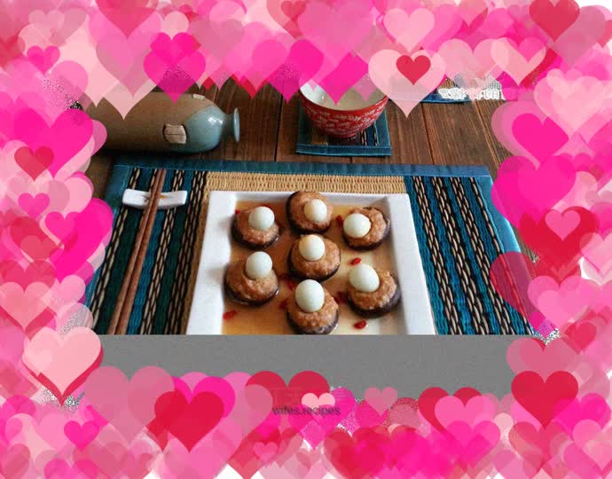 Winter recipes: [3] Mushroom box and quail eggs