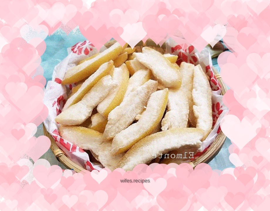 Grapefruit peel candy