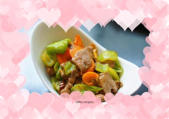 Stir-fried pork liver slices