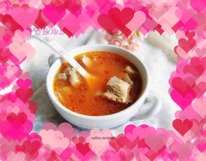 Tomato ribs soup