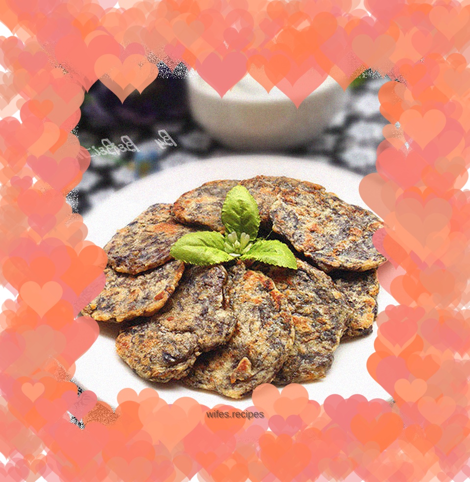 Seaweed and Shrimp Omelette