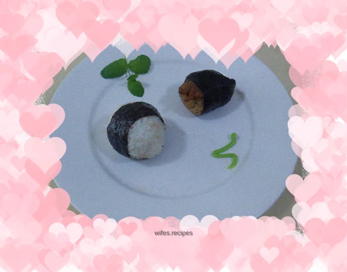 Rice Balls——Mushroom and Minced Pork Rice Balls