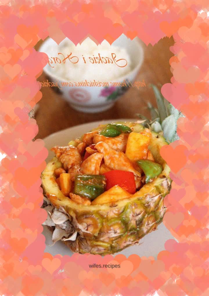 Sweet and sour side dish - Pineapple Chicken Slices