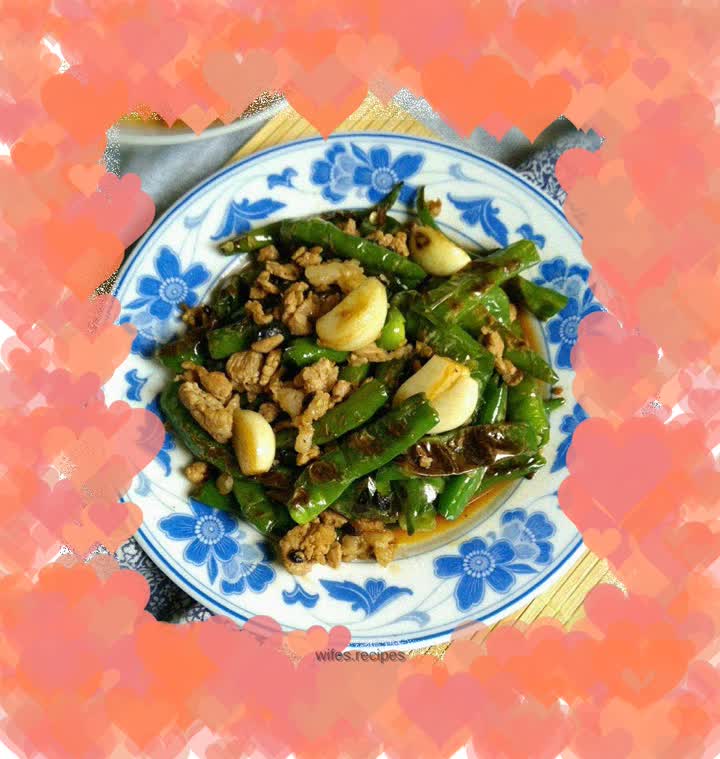 Minced Pork Tiger Pepper
