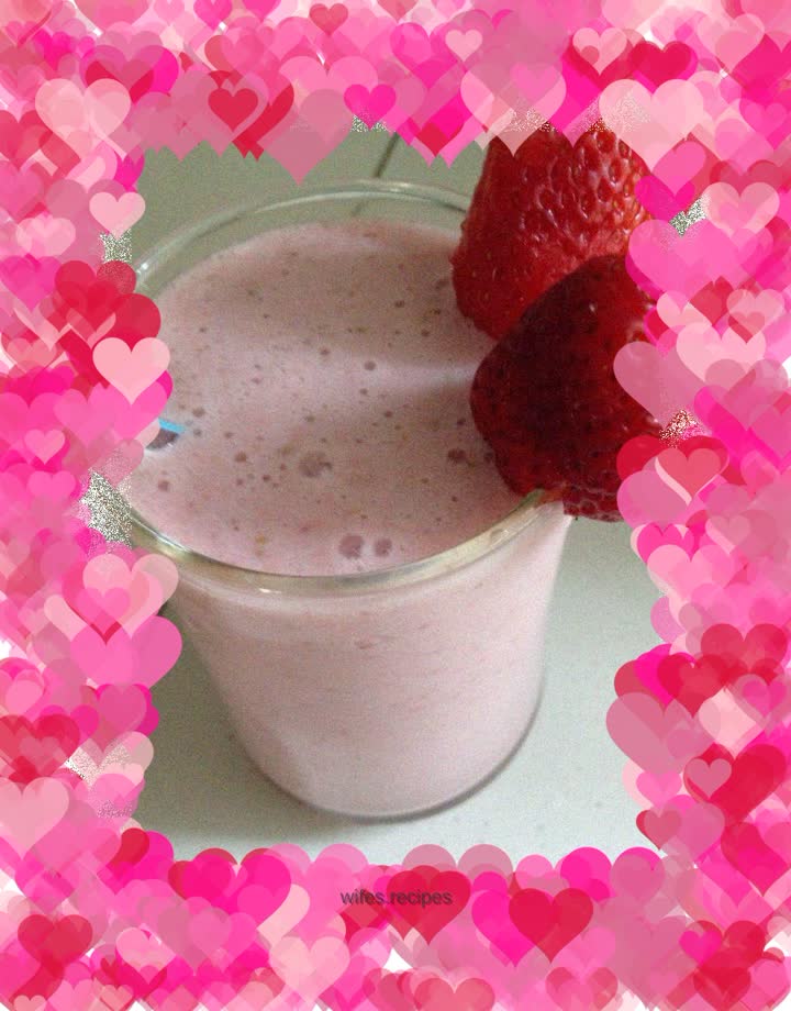 Strawberry milkshake