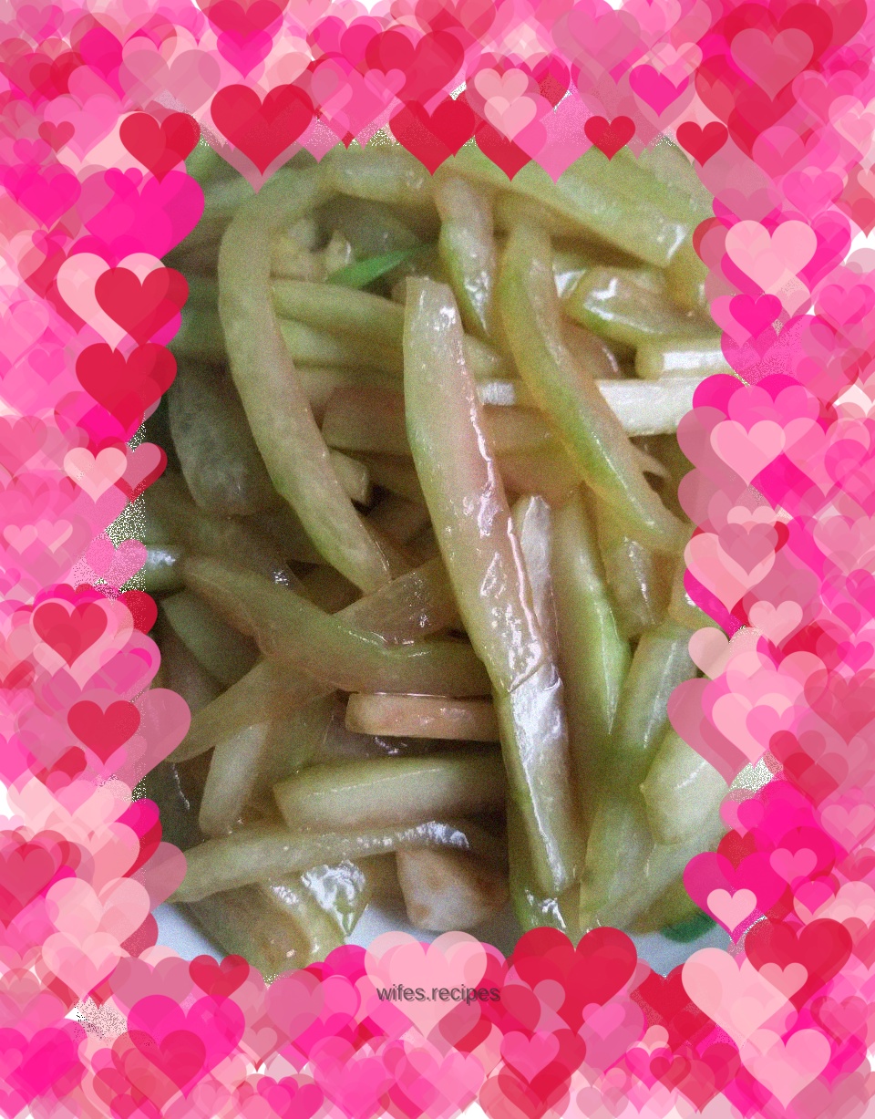 Oyster Sauce Watermelon Peel