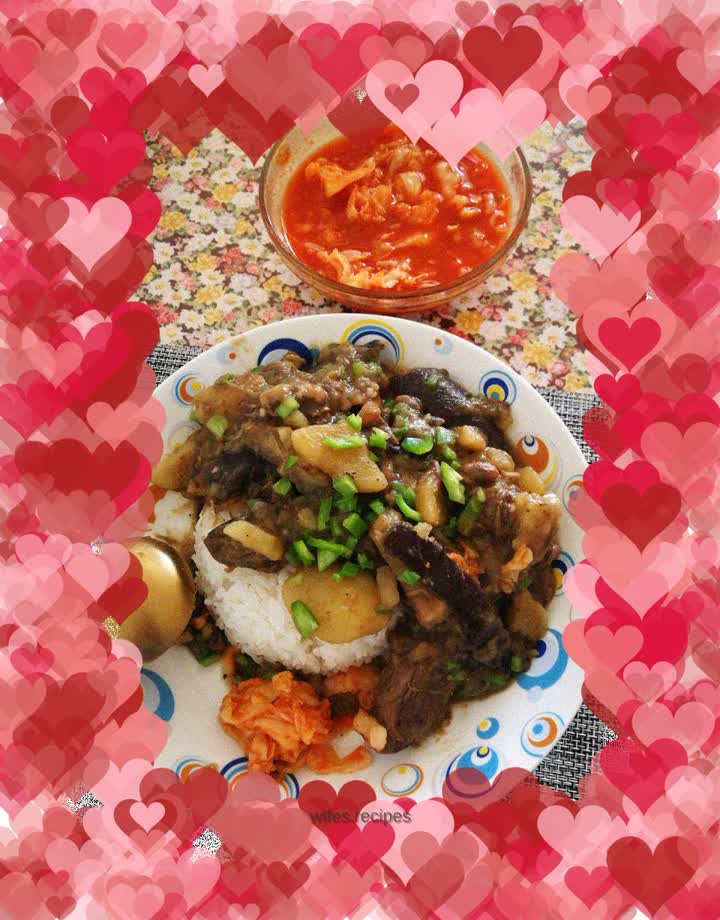 Super delicious potato and eggplant stew